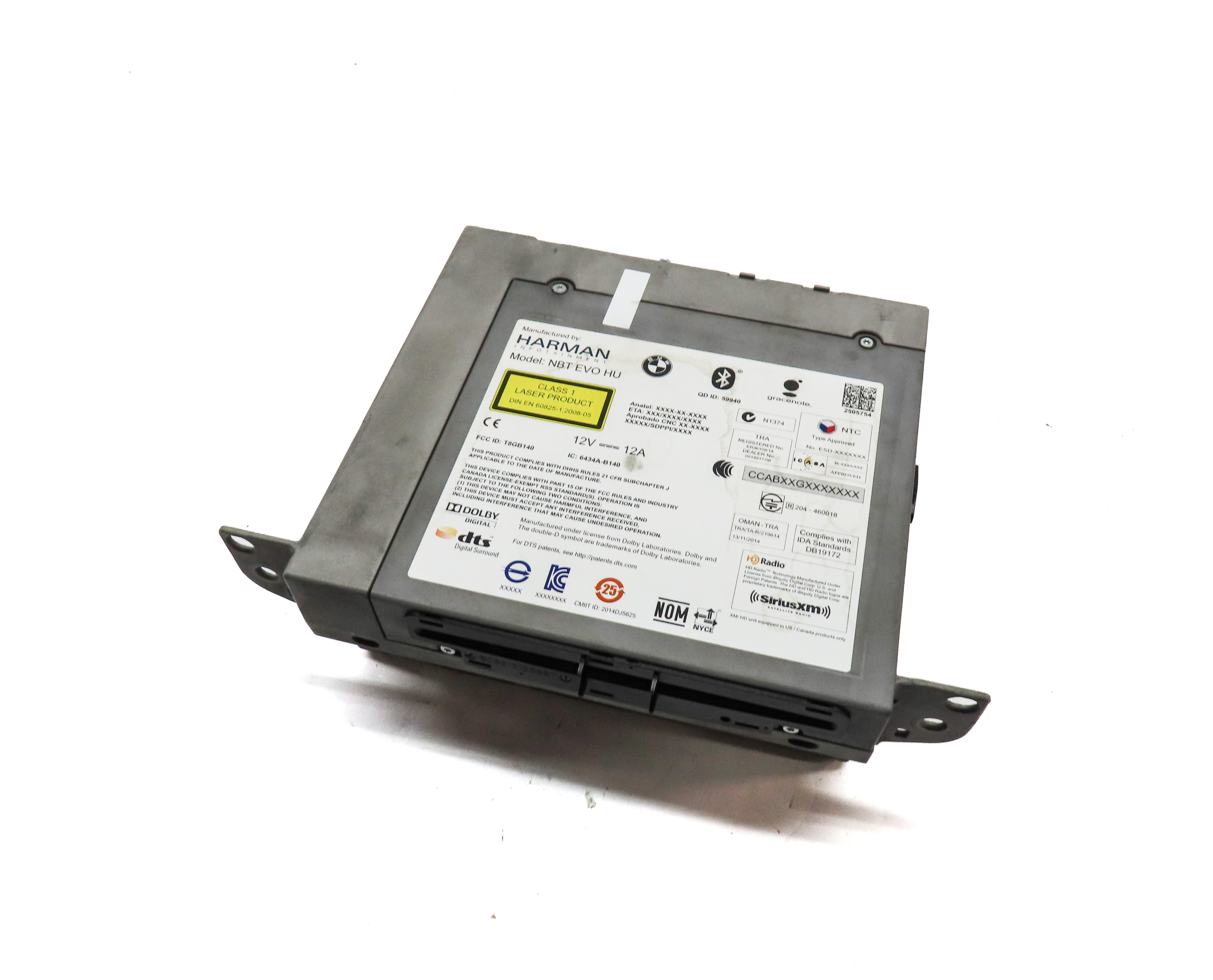 2017-2021 BMW 5 6GT 7 X3 X4 (G30 G32 G11 G01 G02) CD PLAYER AM FM RADIO RECEIVER — exact item pictured
